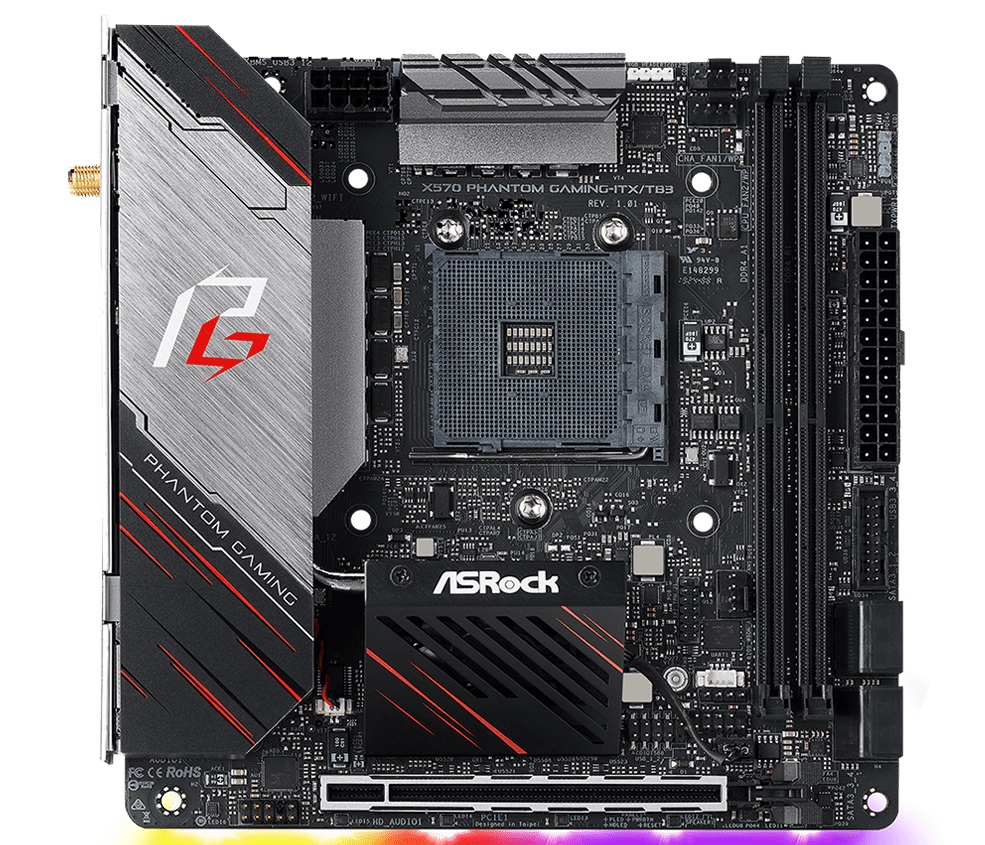 AMD + ITX + TB3? It's the ASRock X570 Phantom Gaming-ITX/TB3 